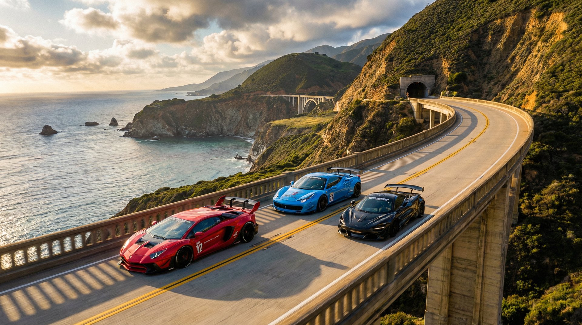 萝莉岛海岸公路跑车视频